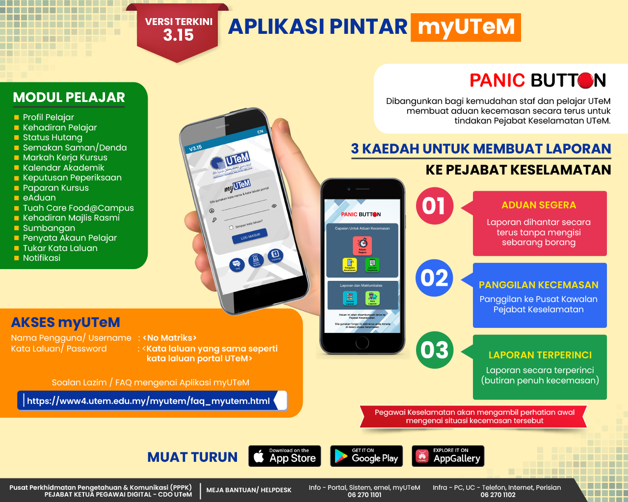 30 Ogos 2024 - Infografik bagi Pelajar Baharu Sesi 2024/2025