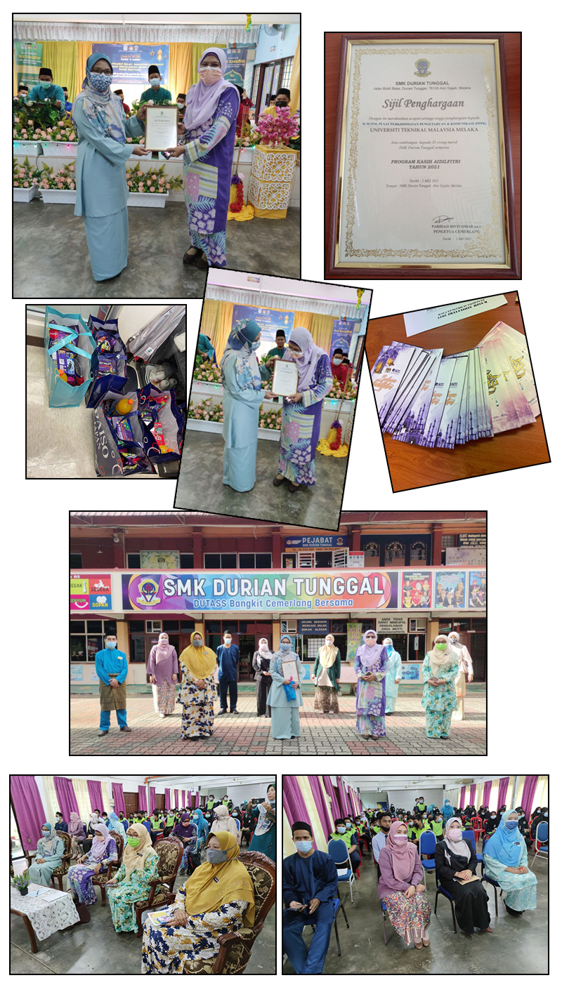 5 Mei 2021 - Majlis Sumbangan Hari Raya SMK Durian Tunggal