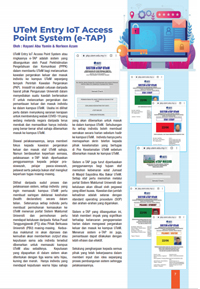 UTeM Entry IoT Access Point System (e-TAP)